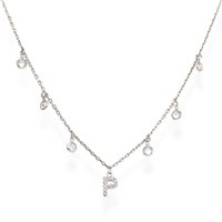 Collana Amen Donna Letterami in Argento Zirconia CLBBZP - CLBBZP